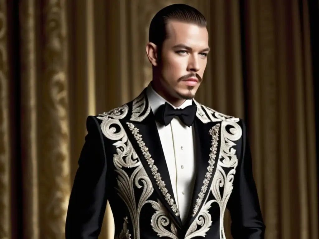 Actor en traje Alexander McQueen para Black Swan