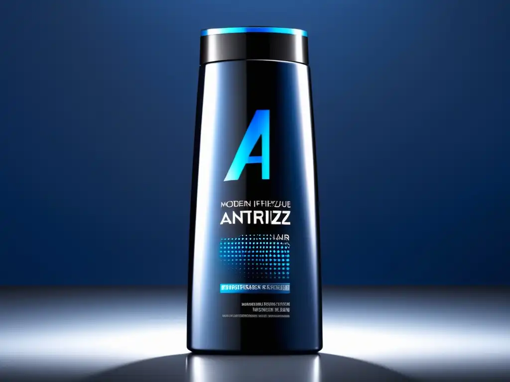 Antifrizz para hombres: botella moderna, elegante y de alta calidad