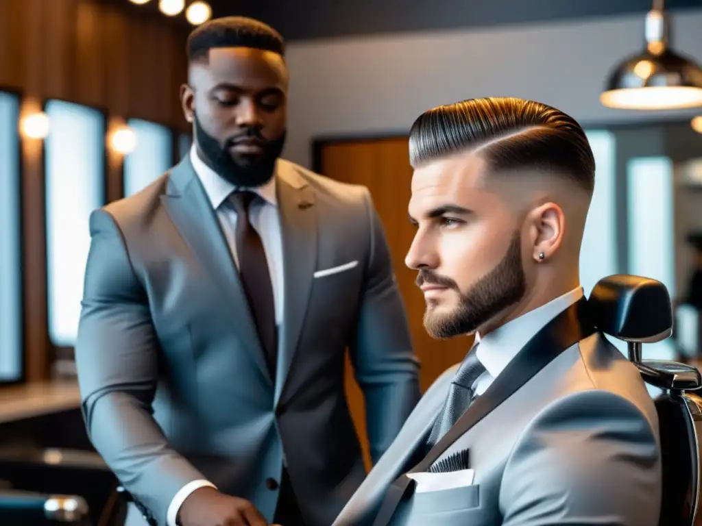 Importancia del corte de pelo para hombre mayor en barbershop moderno