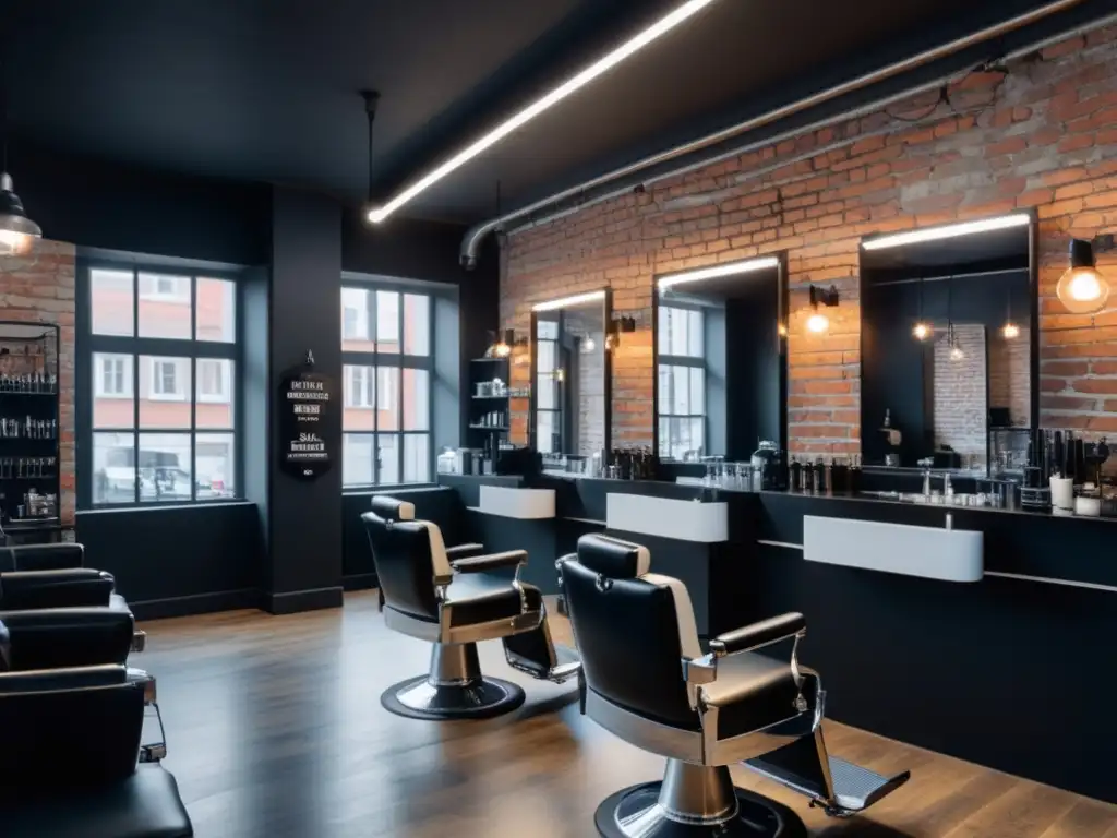 Barbería emblemática en Berlín: diseño moderno, estilo sofisticado y productos de calidad