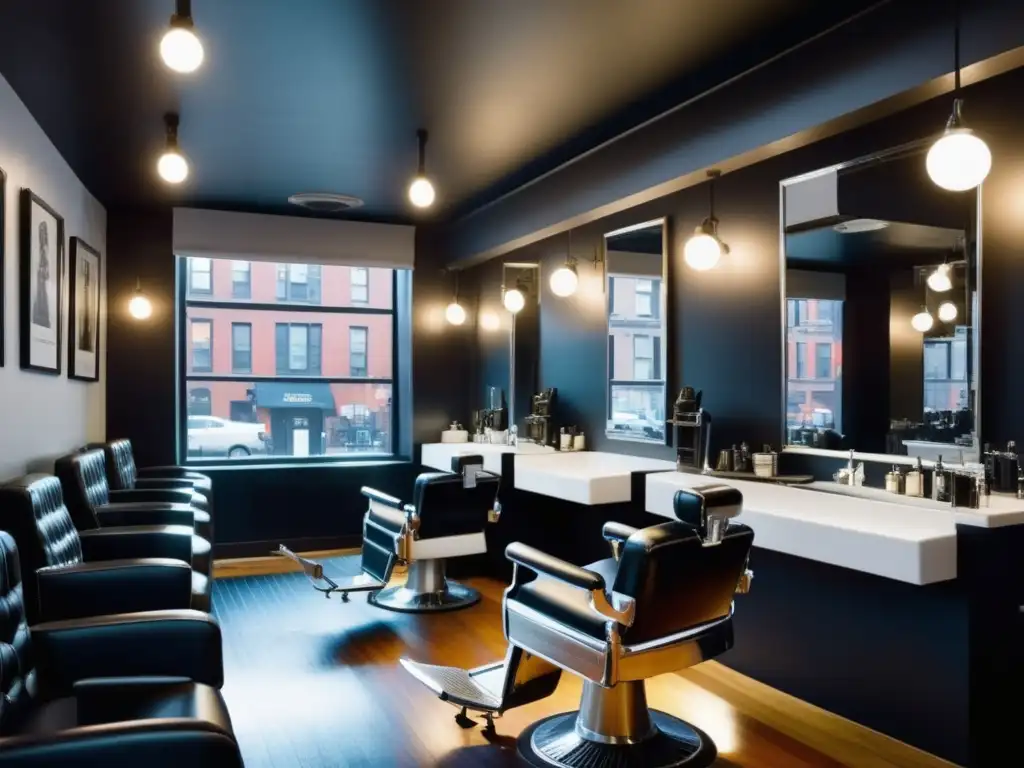 Barbería moderna en el corazón de Nueva York con historia de las barberías en la ciudad