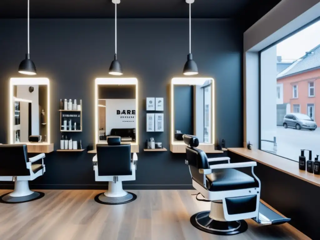 Barbería moderna en Helsinki: Tendencias en barberías de Helsinki con ambiente contemporáneo, minimalismo y artes modernas