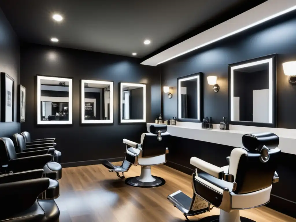 Barbería moderna con estilo y ambiente contemporáneo - Impacto industrialización barbería