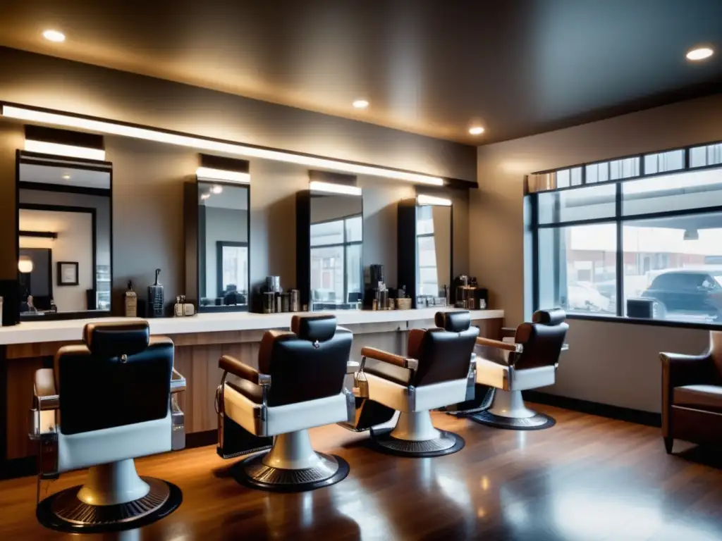 Barbería con técnicas sorprendentes: ambiente moderno, barberos expertos, cortes precisos y afeitados con navaja