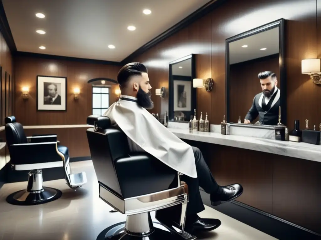 Historia y evolución de la barbería: Un recorrido cultural con influencia real en un elegante salón moderno