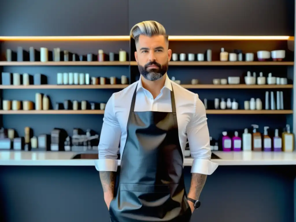 Barbero moderno con estilo y tintes para cabello masculino: guía completa-