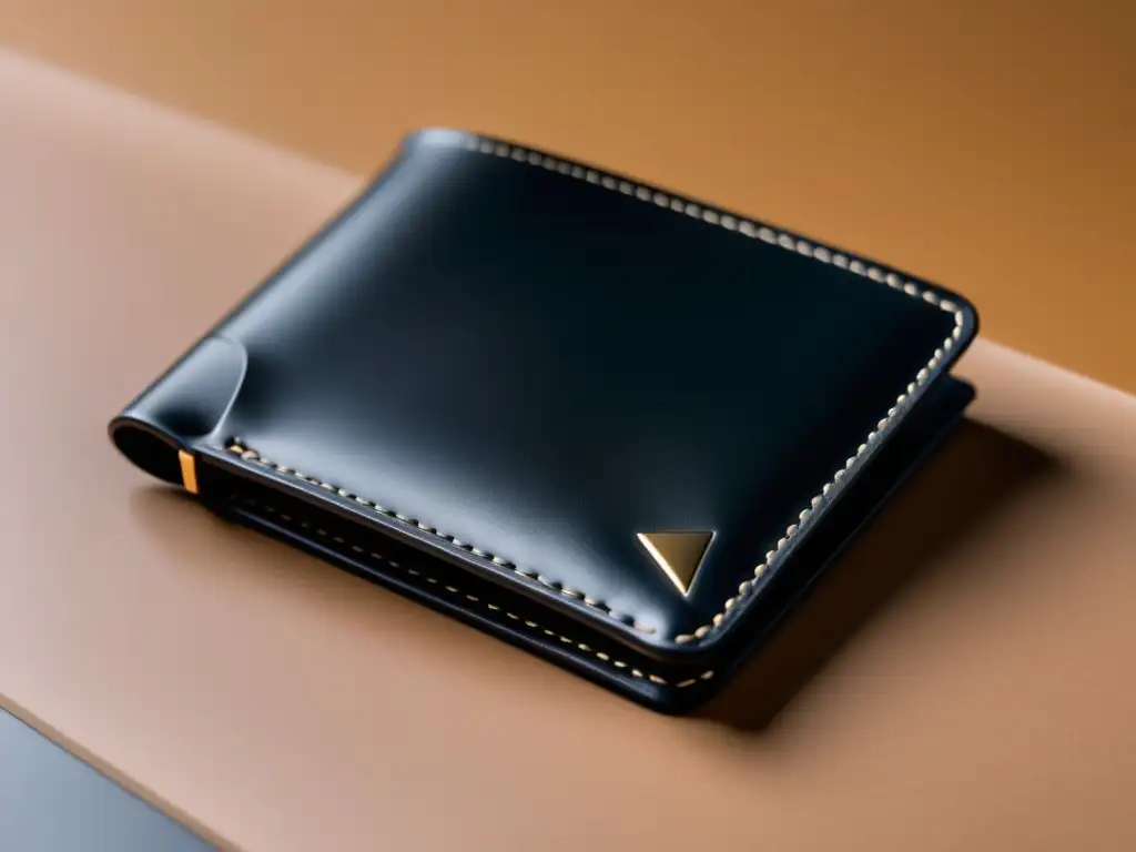 Cartera minimalista de alta calidad para hombres elegantes