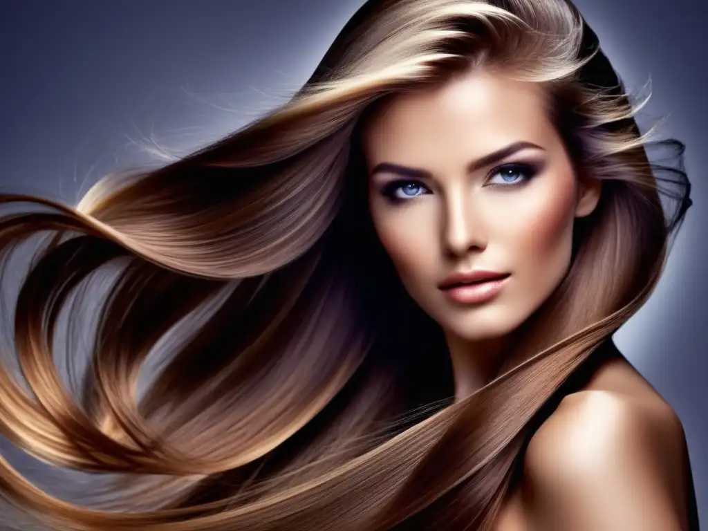 Cabello saludable y radiante Beneficios tratamientos capilares: cabellera sana, fuerte y brillante en salón moderno