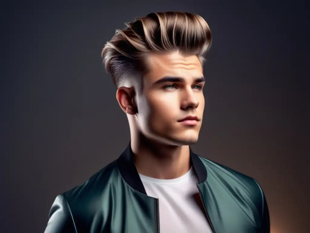 Peinado moda hombre con cabello grueso: estilo volumen y control