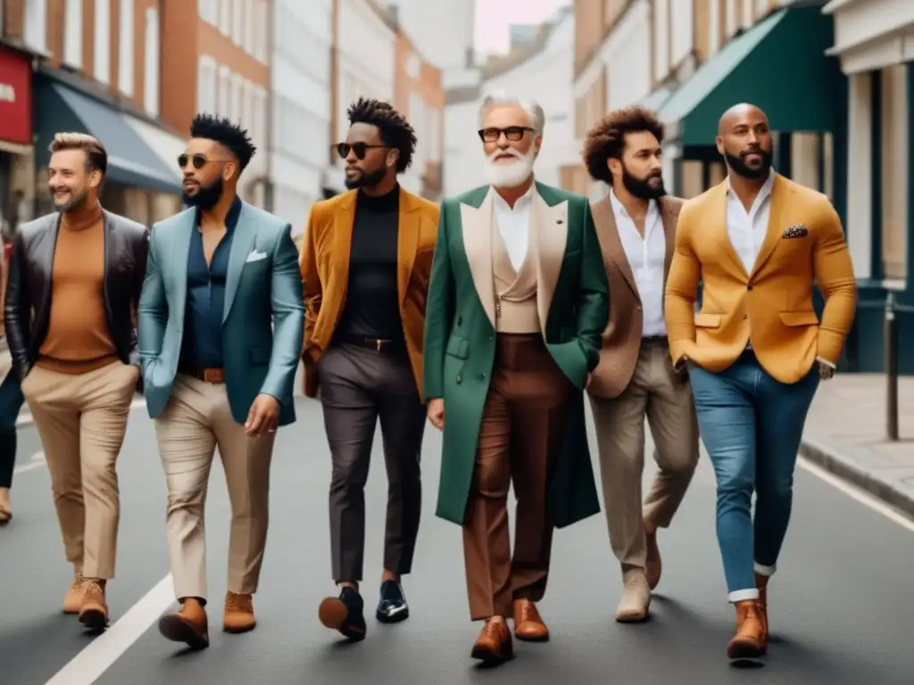 Moda inclusiva: hombres seguros y empoderados desafiando estereotipos, igualdad y diversidad en la industria de la moda