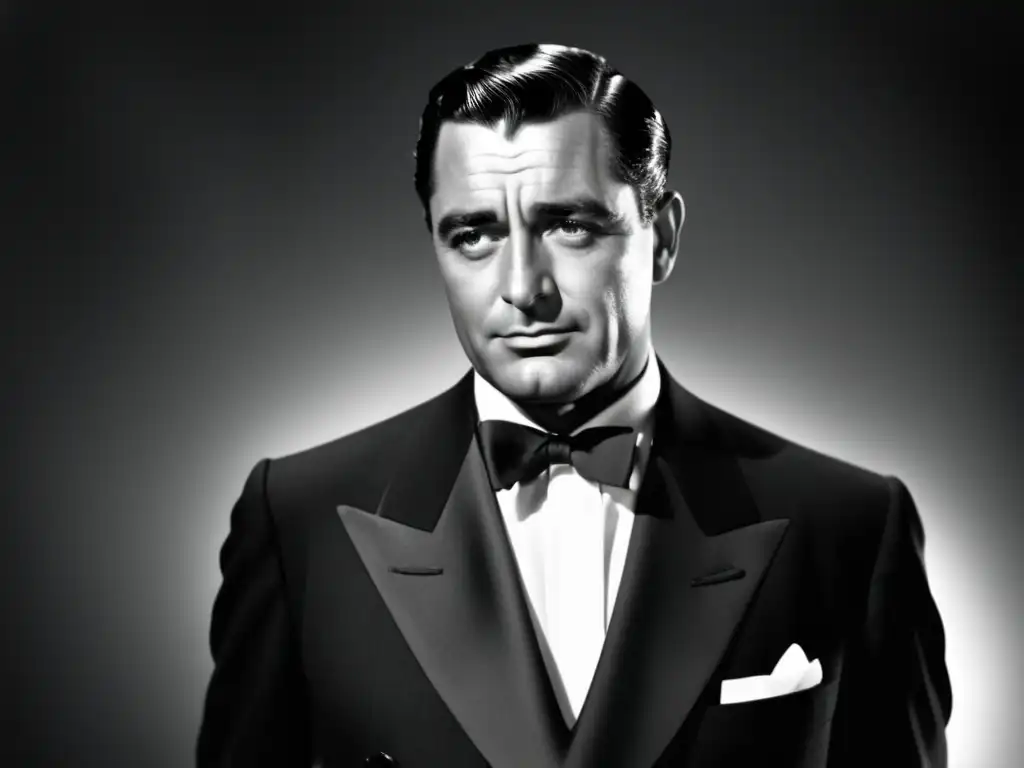 Estilo inconfundible de Cary Grant en imagen 8k de alta calidad