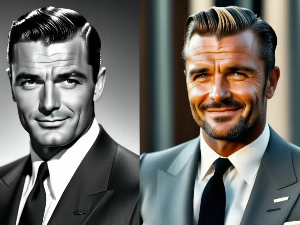 Iconos de estilo masculino moderno: Cary Grant y David Beckham