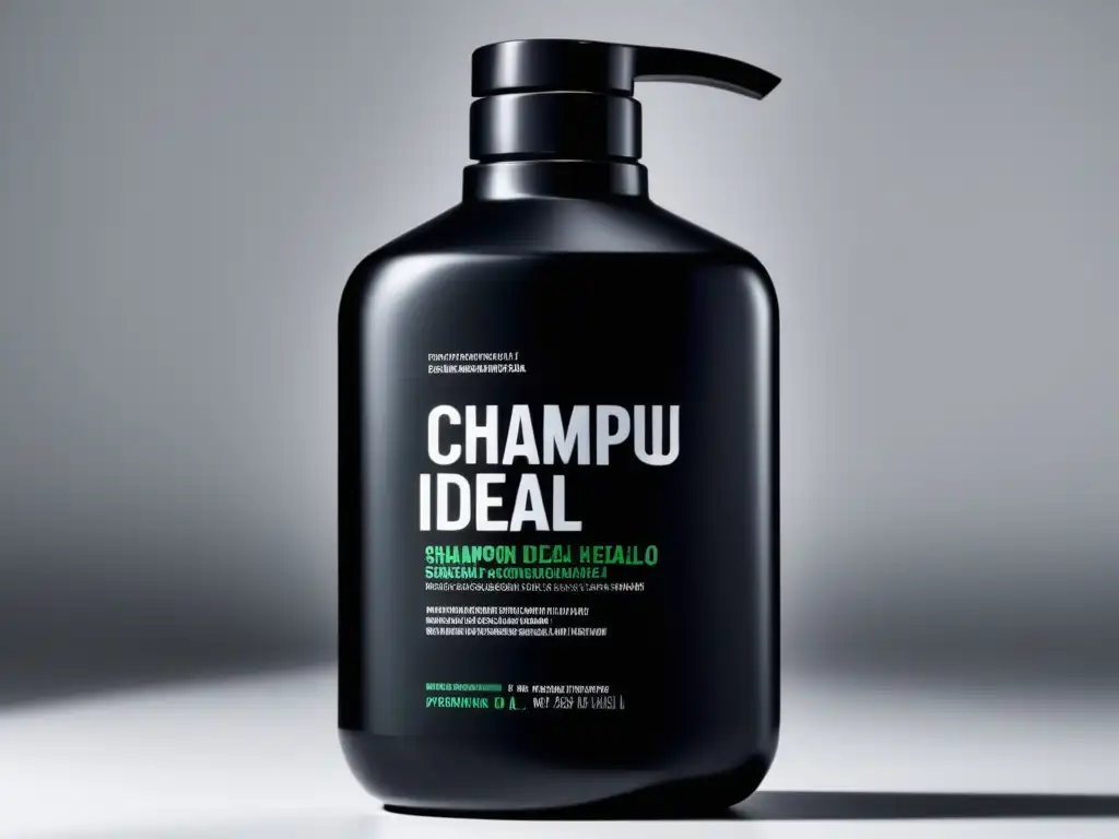 Champú para hombres, diseño moderno, cabello masculino