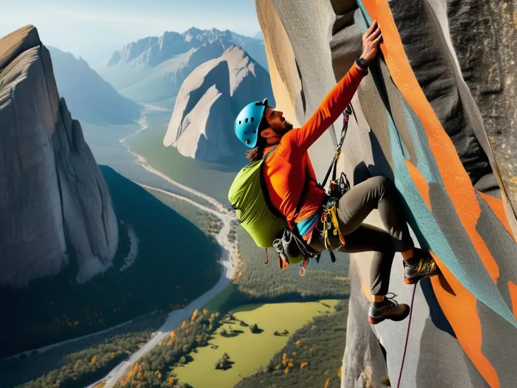 Rock climber en acción: Consejos para mantener el estilo en la escalada