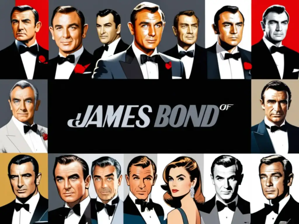 Evolución del estilo atemporal de Sean Connery como James Bond y otros actores en trajes icónicos