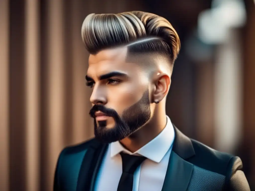 Corte de pelo masculino moderno, destacando la importancia de elegir el corte adecuado