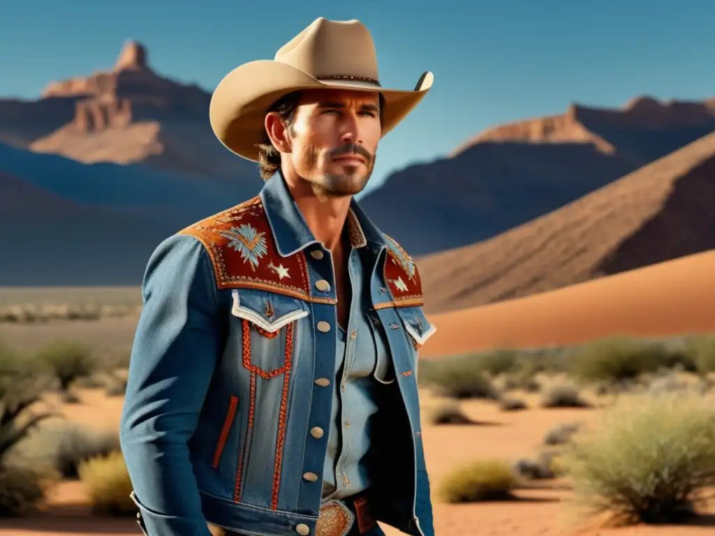 Tendencia moda masculina estilo cowboy