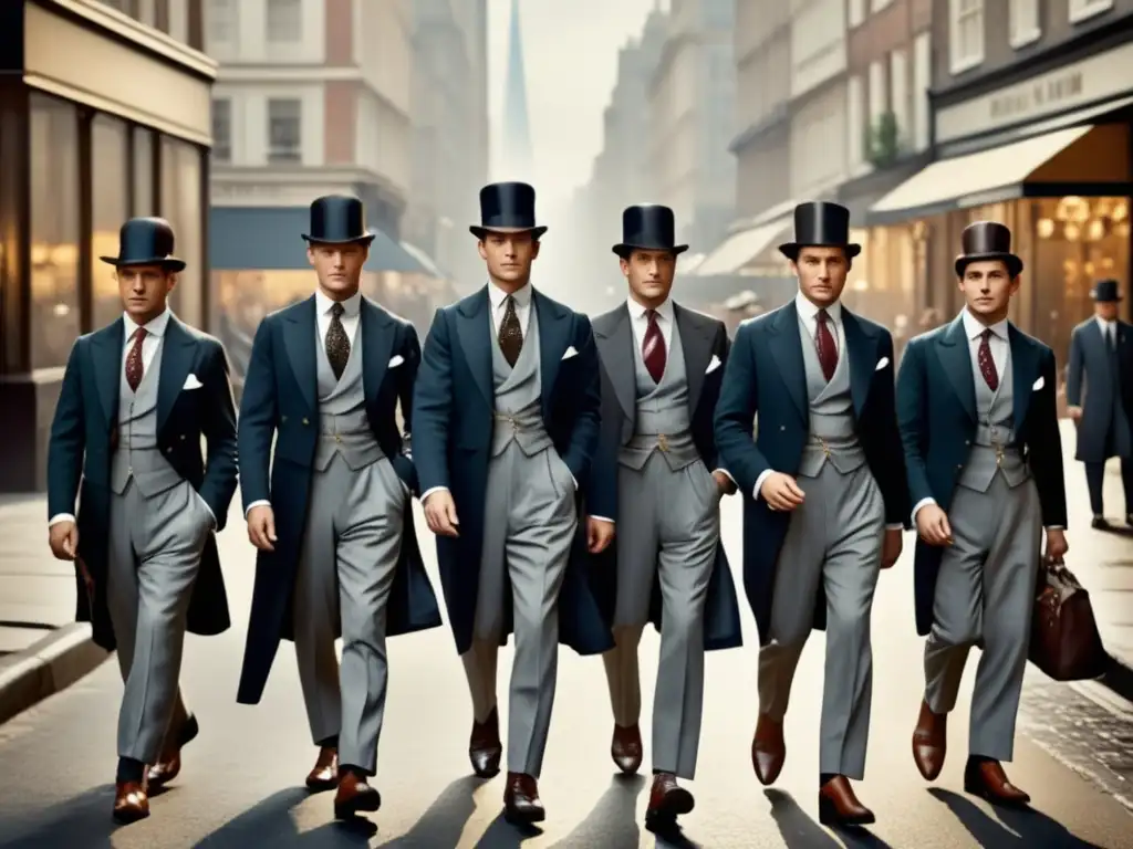 Tendencias moda masculina periodo entreguerras: Dandies elegantes en una ciudad llena de estilo