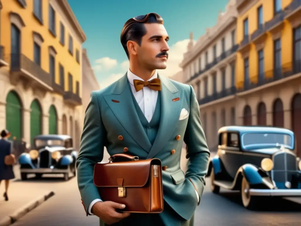 Hombre porteño elegante en los años 30, historia del estilo masculino en Argentina