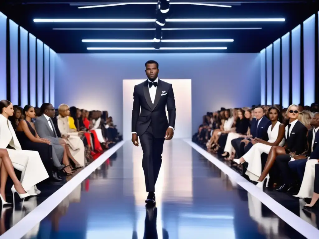 Desfile de moda masculina estilo Sidney Poitier