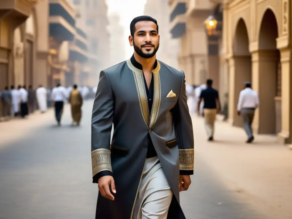 Hombre egipcio elegante: Moda masculina en Egipto: Estilo histórico y moderno