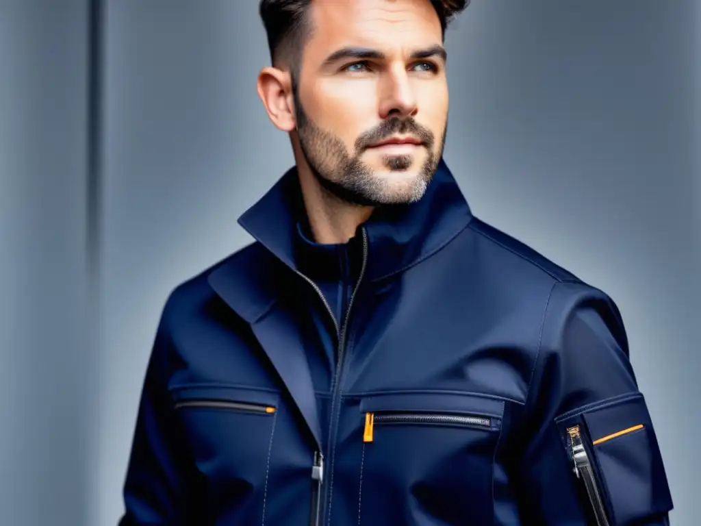 Electricista elegante con ropa de trabajo de alta calidad - Tendencias moda masculina electricista