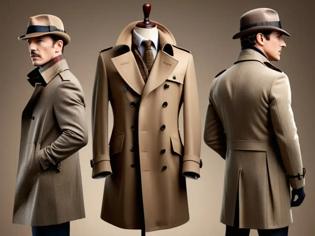 Estilo de Sherlock Holmes y Burberry: Elegancia moderna en un guardarropa inspirado en el icónico detective