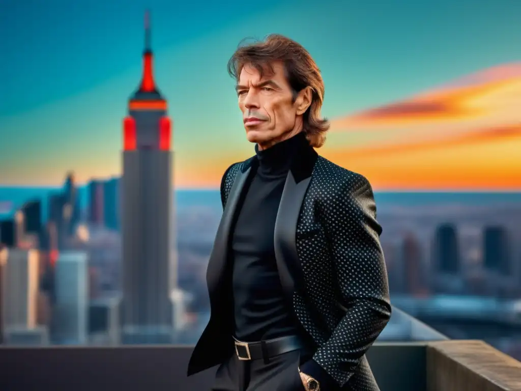 Moda masculina influenciada por Mick Jagger -