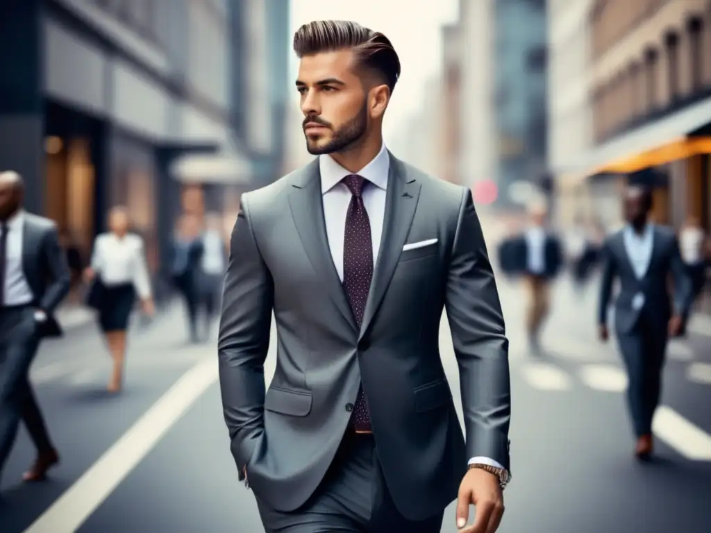 Hombre urbano con estilo en la moda actual (Moda hombre urbano tendencias)