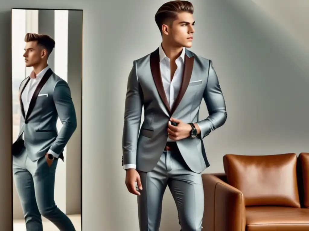 Joven estiloso evita errores moda masculina juvenil