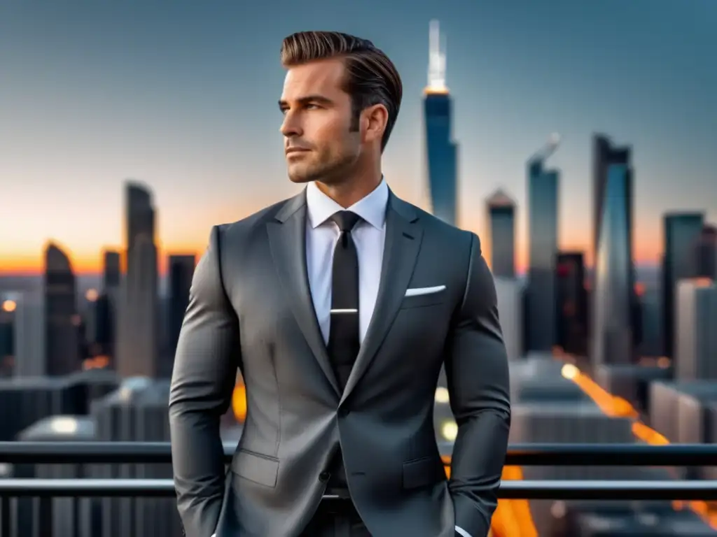 Importancia del estilo personal masculino | Hombre seguro y elegante en una ciudad moderna