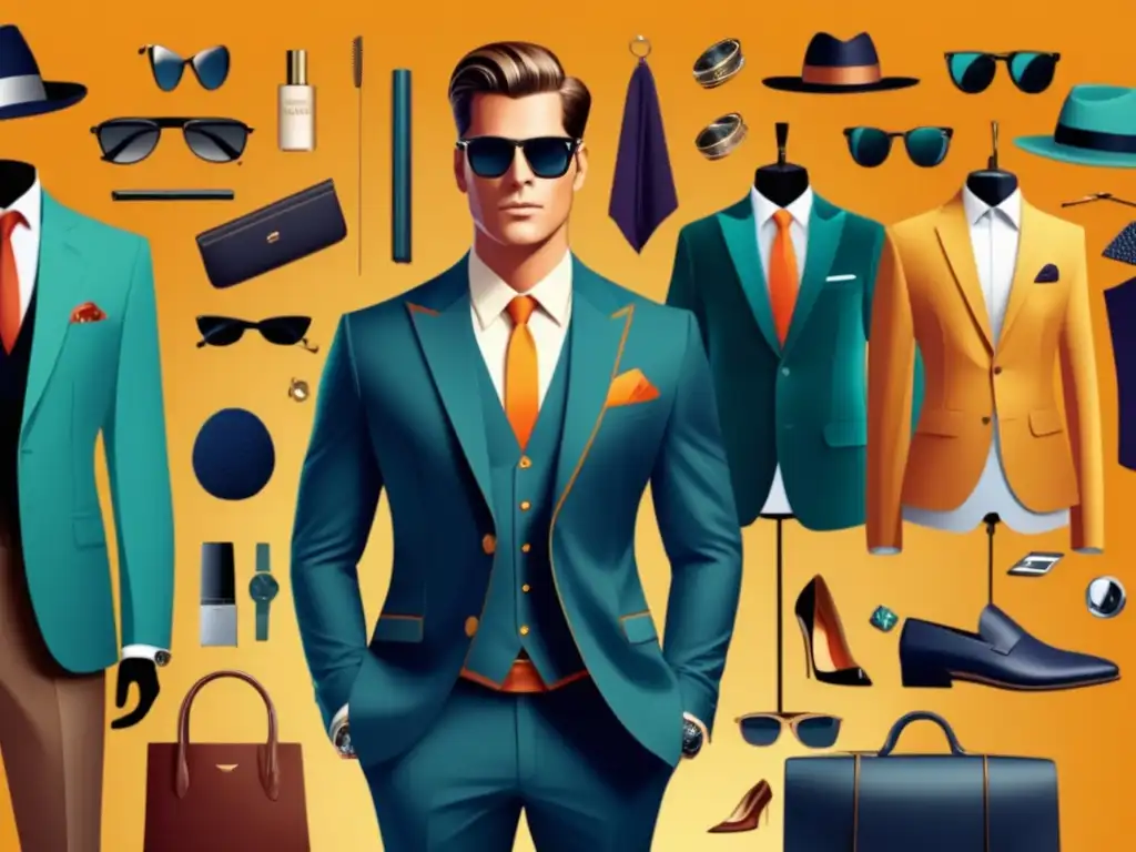 Ilustración 8K estilo masculino: influencia social, moda y autoestima - Psicología del estilo masculino