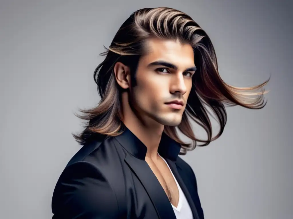 Tendencias modernas en peinados para hombres con pelo largo