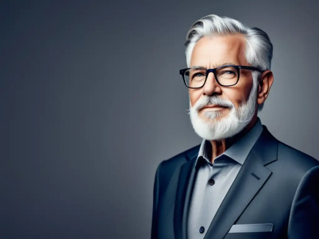 Gafas estilo hombres tercera edad con elegancia y sofisticación