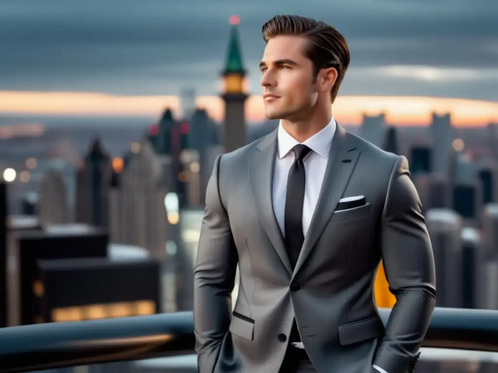 Moda masculina canadiense: estilo elegante y sofisticado en la vibrante ciudad -