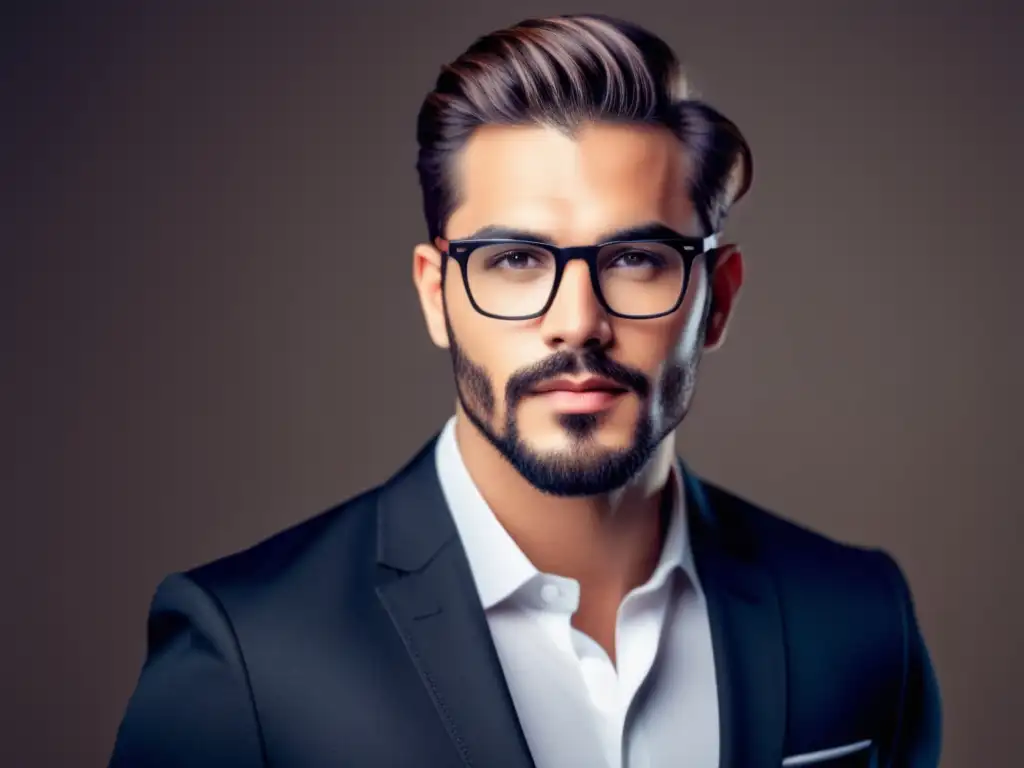 Hombre moderno con gafas: Salud ocular en hombres: importancia y consejos