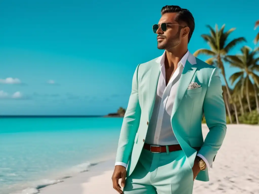 Elegante hombre de playa con estilo Consejos para combinar playa y estilo masculino
