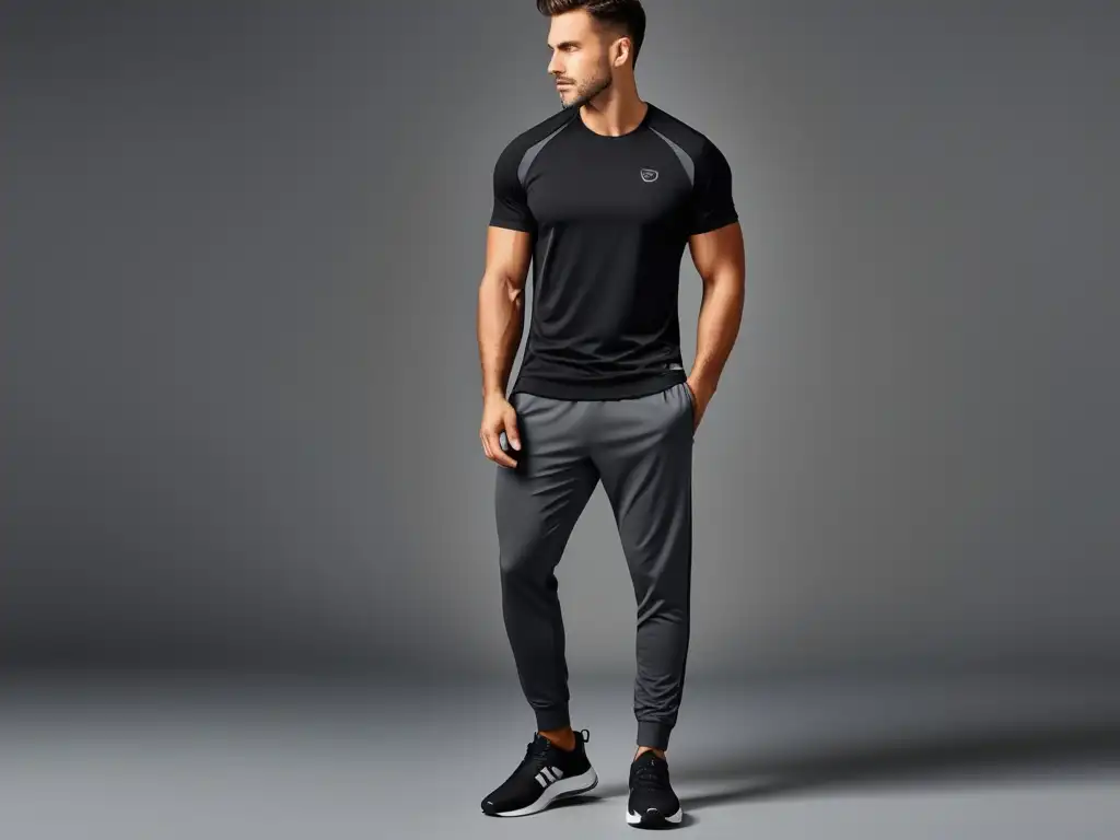 Consejos para combinar ropa deportiva y estilo masculino en una imagen de alta resolución