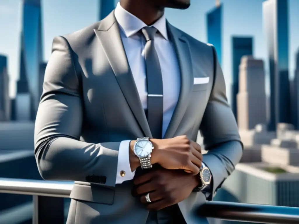 Hombre elegante con joyería masculina: beneficios y estilo