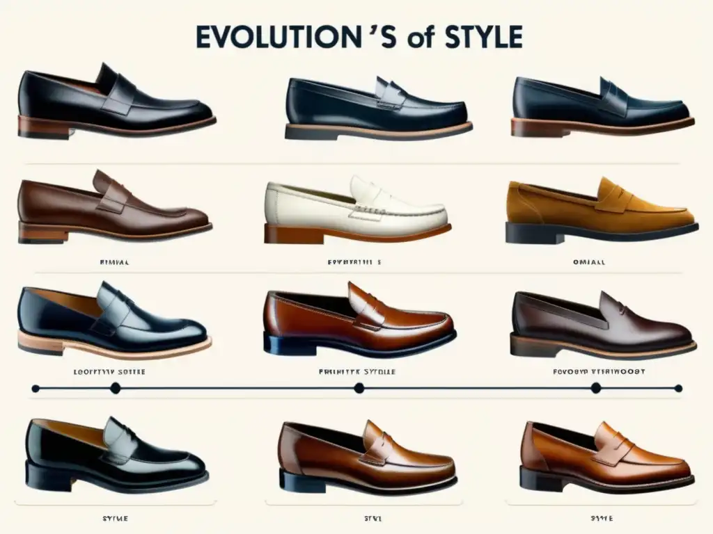 Evolución zapatos masculinos estilo: Funcionalidad a moda, historia y tendencias en este detallado y colorido recorrido por los siglos