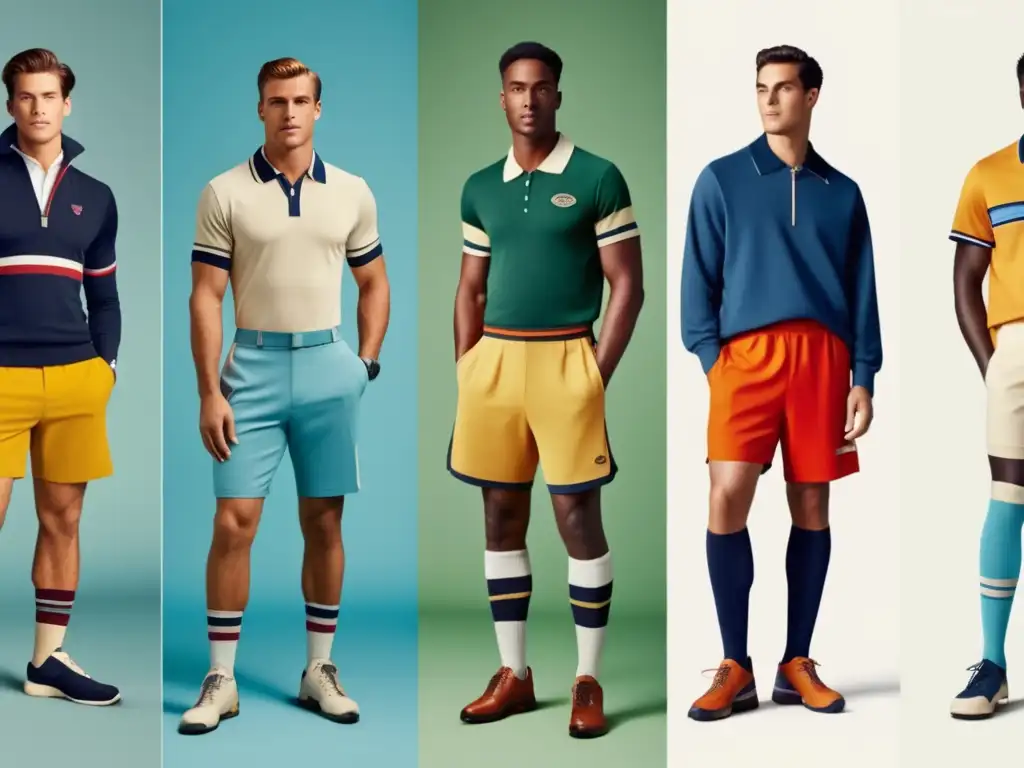 Evolución moda masculina deportiva: historia, vintage y moderna, funcionalidad y moda, deporte y estilo