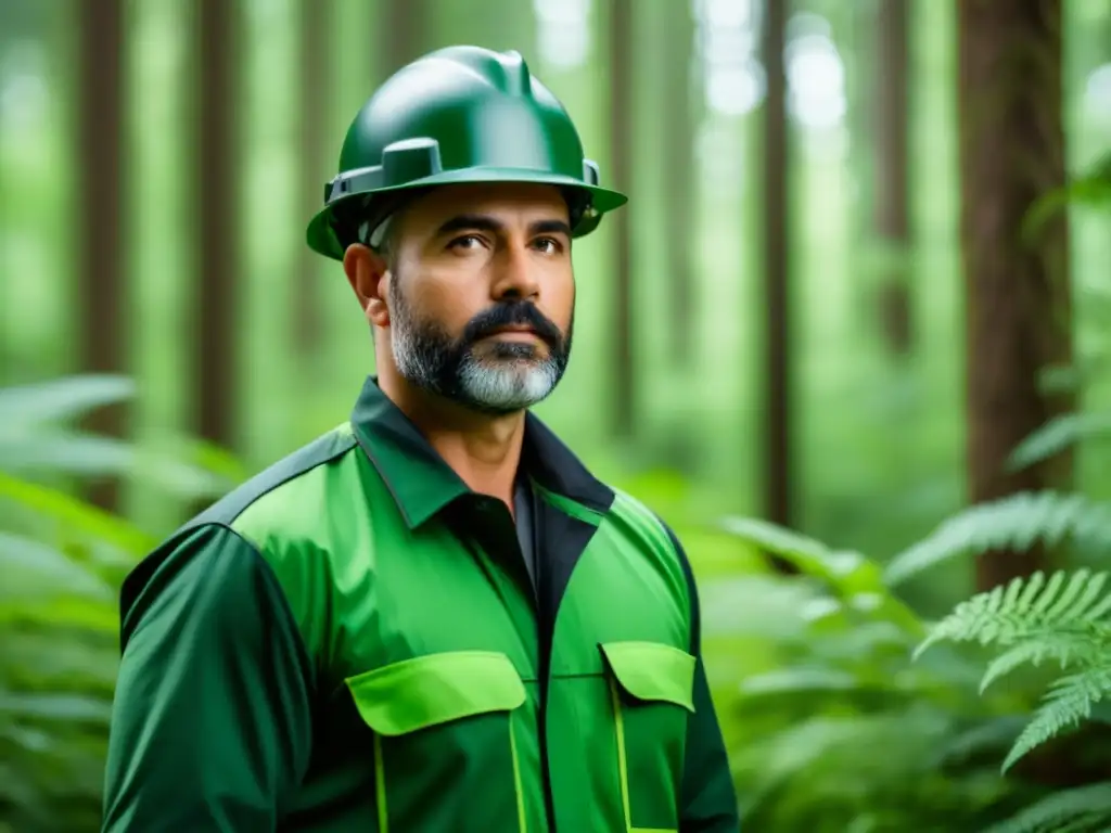 Técnico forestal con estilo: Importancia del personal en el bosque