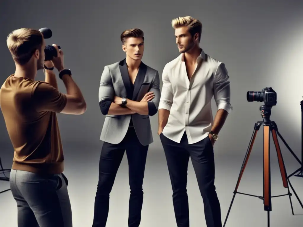 Técnicas de dirección de modelos masculinos en sesiones de moda