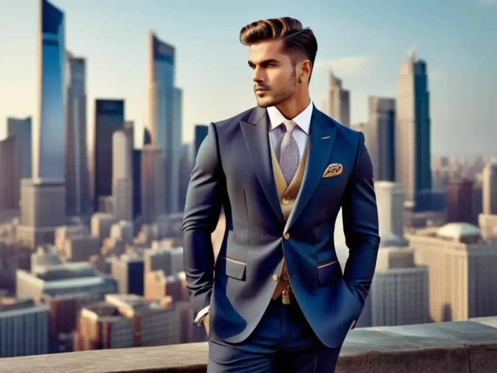 Tendencias de moda masculina locales fusionadas con estilo global