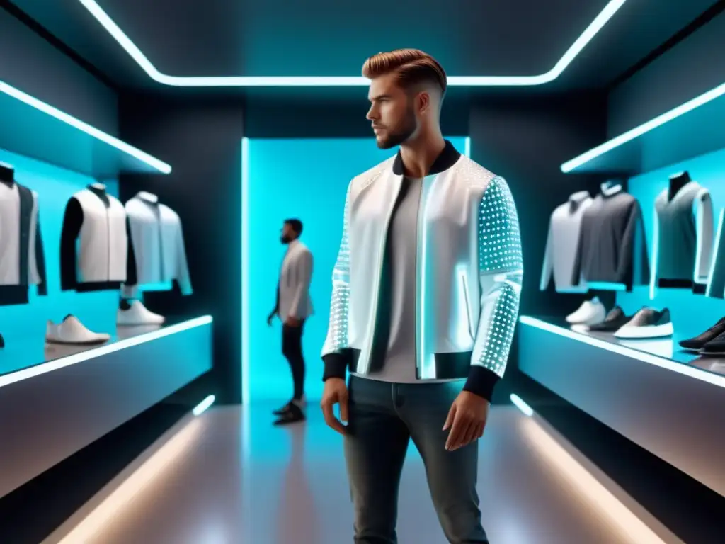 Realidad aumentada en moda masculina: innovación y personalización