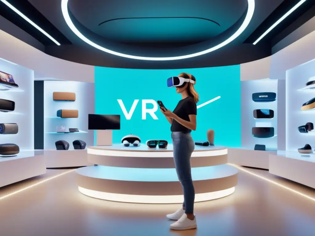 Beneficios de VR en compras: Experiencia futurista de compras en realidad virtual