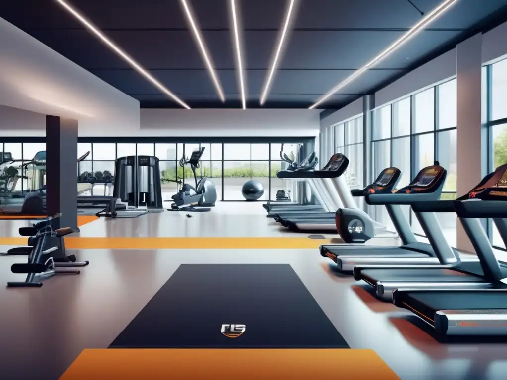 Gym moderno con equipamiento de última generación