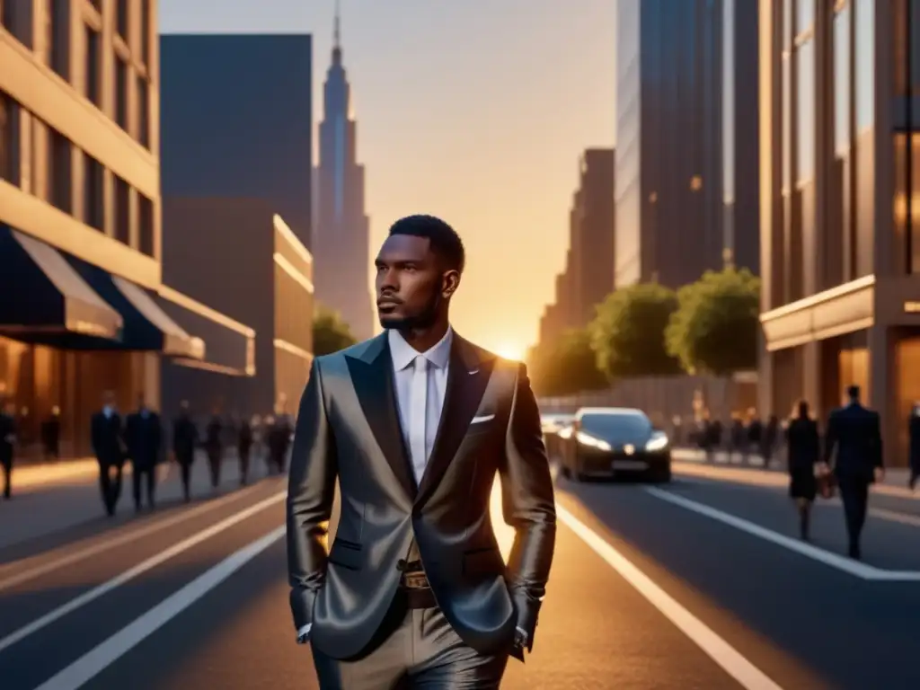 Tendencias moda masculina Givenchy en urbano elegante atardecer