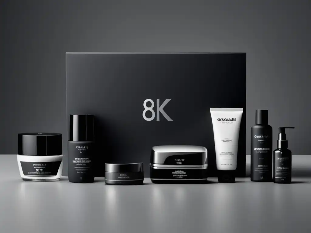 Kit de aseo masculino 8k con diseño elegante - Estrategias branding cuidado masculino