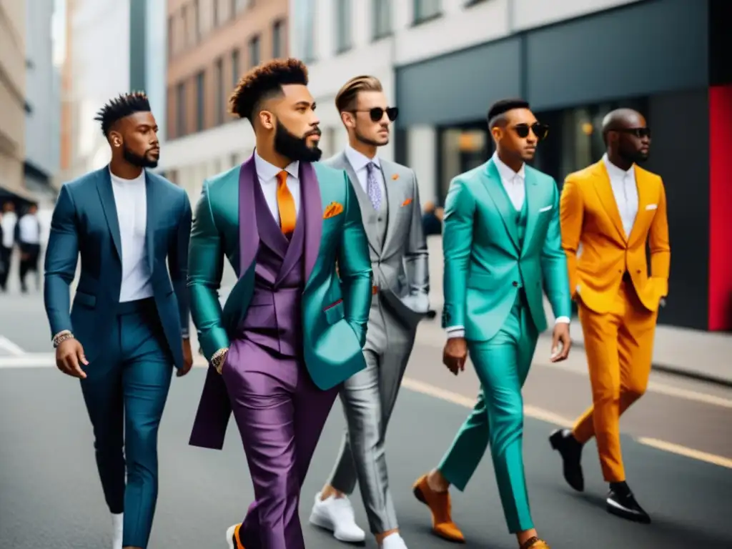 Tendencias moda masculina diversidad en la ciudad